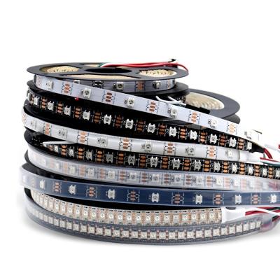 China Modern Contemporary Luxury European SMD 30leds 60leds 144leds LED WS2811 WS2812 2812b sk6812 RGB digital lighting 5050 flexible led light strip for sale