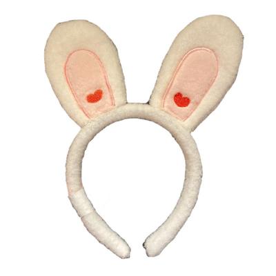 China Cute Party Gift Wholesale Cute Cartoon Rabbit Ear Hairband Hair Band Female Girl Hair Circle for sale