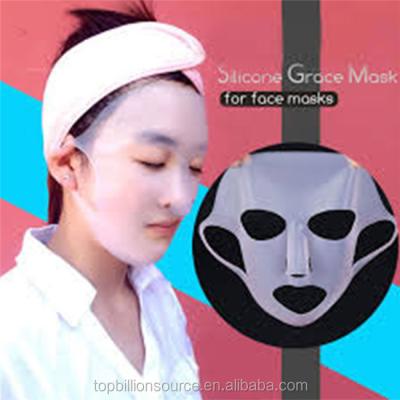 China New Hot Lady Reusable Silicone Moisturizing Women Moisturizer Improve Absorption Face Mask Cover for sale