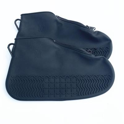 China Fashion Trend 100% Water Proof Silicon Protective Rain Shoe Cover With Zipper for sale