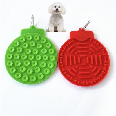 China Sustainable Eco Friendly Round Washable Dog Nose Mat Slow Feeder Puzzle Mat For Medium Large Dogs for sale