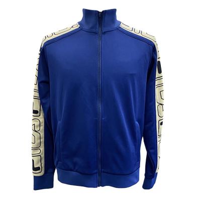 China Anti-pilling 100% Polyester Looped OEM Fabric With Long Zipper Logo Fashion Crewneck Sportswear Custom Sweatshirt for sale