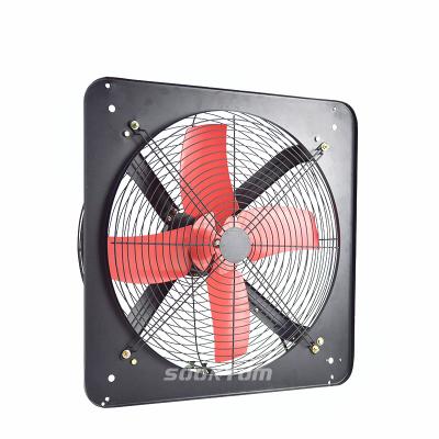 China Hotels Industrial Low Power Consumption Ventilation Fan 45W 220V Square Exhaust Fan for sale