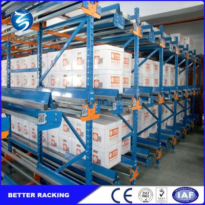 China Automated Corrosion Protection Warehouse Storage High Density Cold Storage Racking System for sale