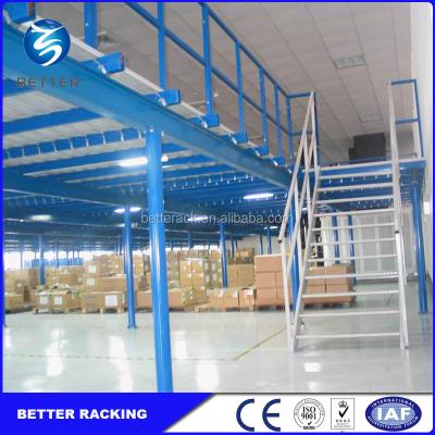 China Corrosion Protection Space Saving Steel Mezzanine Floor Multilevel Prefab Steel Platform for sale