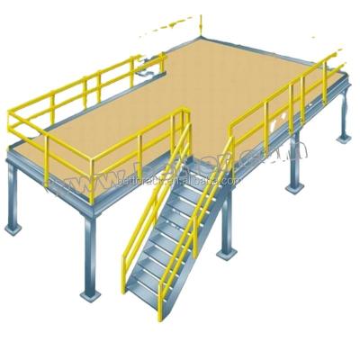 China Warehouse rack low price warehouse storage steel structure platform, high quality steel platform for warehouse, industrial used steel platform for sale