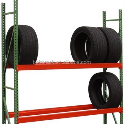 China Heavy Duty Corrosion Protection Truck Tire Storage Metal Rack Warehouse Storage Rack for sale