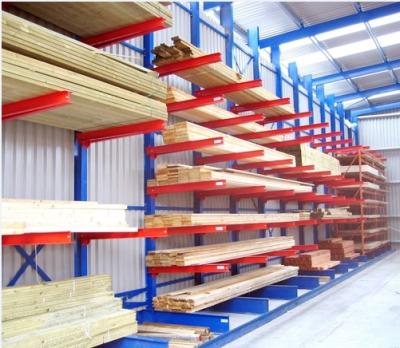 China Solid Adjustable Steel Pipe Warehouse Storage Rack Heavy Duty Cantilever Racking for sale