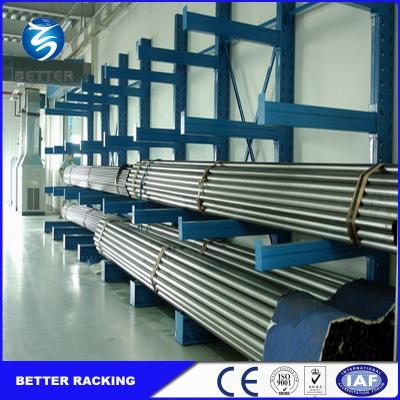 China Corrosion Protection Industrial Warehouse Cantiever Rack System For Steel Pipe Storage for sale