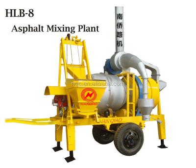 China Mini Mobile Asphalt Mixing Plant 8T/H for sale