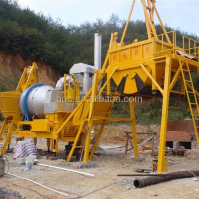 China Best Quality 20t/h Portable Mobile Asphalt Mini Batching Mixing Plant For Sale 20/h for sale