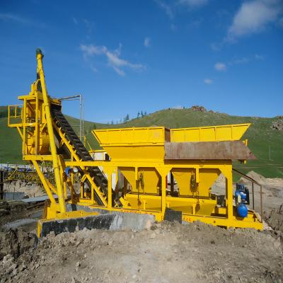 China New Design Road Construction Plant Portable Mobile Concrete Batching Plant YHZS25/35/50 for sale