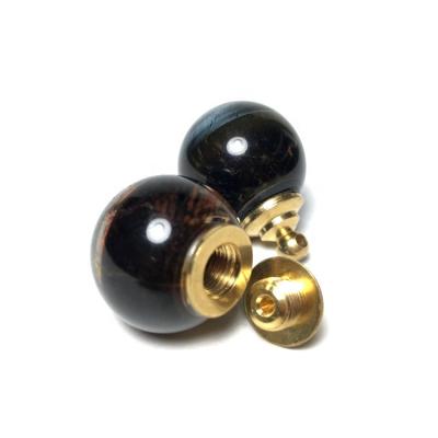 China Wholesale Europe Tiger Eye Sphere Perfume Bottles Quartz Crystal Perfume Bottles for sale