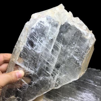 China Wholesale Crystal Selenite Smooth Slabs Natural Gypsum from Europe for sale