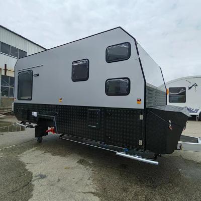 China Other Trailers 2023 New Design 15ft RV Camper Trailer Luxury Off Road Caravans for sale