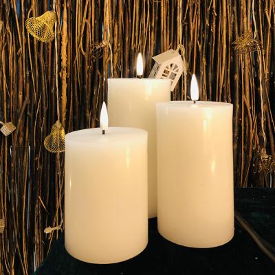 China DECORATIVE Wholesale Luxury 3 Pieces Battery Led Candle Tea Light Candle Light High Quality for sale