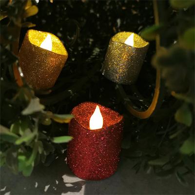 China Wholesale MACHINE MADE Led Tealight Candle 3 Pieces Tea Light Led Rechargeable Candle Glow Decor Light Birthday Candle for sale