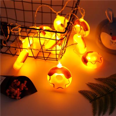 China Wholesale String China Decor Ramadan Decoration Bread Shape Led Light String For Wedding for sale