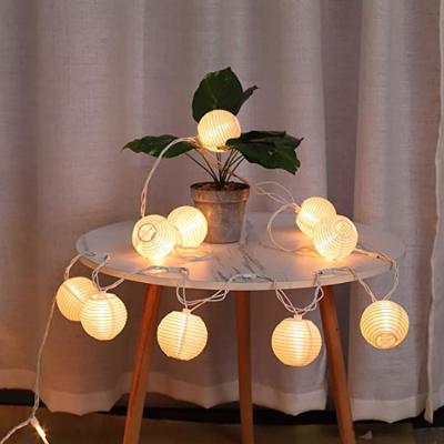 China New Arrival Led Bulb Ball String Lights Nordic Cotton Custom Ball Fairy Led Bulb String Lantern Lights For Wedding for sale