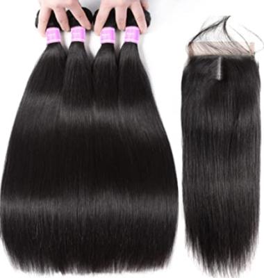 China Virgin Remy Hair Extension Cheap Virgin Hair Extensions With Frontal Natural Color Brazilian Hair Hand Tied Extensions Full End For Women for sale