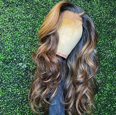 China Pure Original Natural Hair Body Wave Wigs Front Human Hair Wig Human Hair Wigs Ombre Brown Lace Front Human Hair Wigs Lace Front With Baby Hair for sale