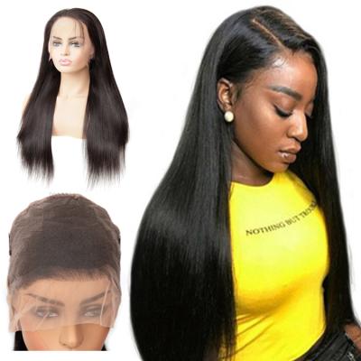 China Original Pure Natural Lace Front Wig Remy Virgin Full Human Hair 100 Lace Front Wigs Straight Hair Body Weave Hair Wigs For Black Women for sale