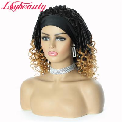 China Latest Inian Pure Original Natural Raw Hair Design 100 Hair Wig Goddess Locs Crochet Braiding With Honey Blonde Color Human Hair Headband Wigs for sale