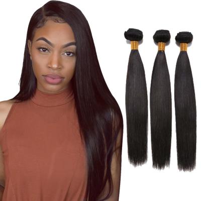 China 16 Inch Natural Straight Brazilian Virgin Remy Hair Extension 13a Grade Human Hair Weave 100% Brazilian Straight Weave Custom Packing For Hair Extensions for sale