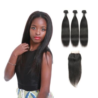 China Virgin Remy Hair Extension Natural Unprocessed 10a Grade Cuticle Aligned Human Hair Straight Hair for sale