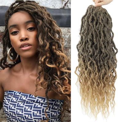 China Goddess Easy Dry Gypsy Faux Locs Crochet Hair 16