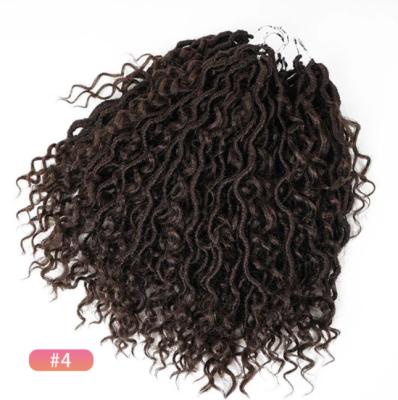 China All Ages Who Want To Create New Goddess Locs New Hairstyles Crochet Wavy Hair Faux Locs Crochet Curly Hair Faux Locs Crochet With Curly Ends Curved River Crochet Hair for sale