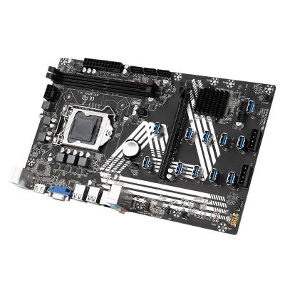 China Professional Desktop B250C Motherboard Supports 12 USB Motherboard B250 Motherboard 12GPU for sale