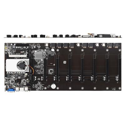 China Server / Workstation high recommend t37 motherboard 8 gpu motherboard for rx580 1660 2060 3060 3070 3090 gpu for sale