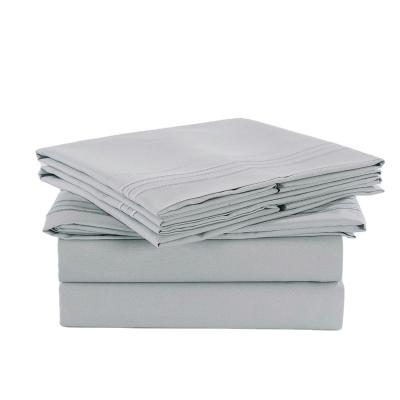 China 2022 Disposable Hot Selling Luxury 100% Polyester Fiber Sheet Sheet Bedding Sets for sale