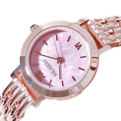 China Cheap Water Resistant Stone Watch For Women Quartz Time Size Chart Quadly Steel for sale