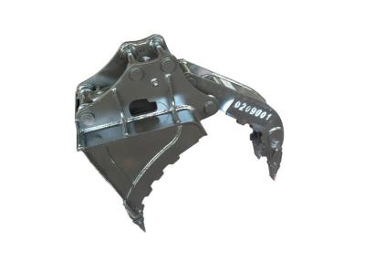 China Mini Thumb Clamshell Grab Bucket Bobcat E20 Long Lifespan Durable Side Plate for sale