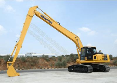 China PC210 Telescopic Excavator Dipper Stick Komatsu 50ft Long With 0.5 Cum GP Bucket for sale