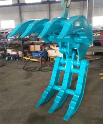 China Wide Design Excavator Rotating Grapple Mechanical For Kobelco SK200 Excavator for sale