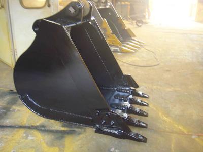 China Doosan DX140 Backhoe Bucket Teeth 0.36 Cum Deep Spade Bucket CE Approved for sale