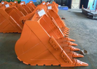 China High Abrasion Excavator Rock Bucket , Excavator Screening Bucket Excellent Bending Ability for sale