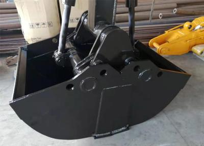 China Sterke Hydraulische Clamshell-Emmer voor Graafwerktuig, Backhoe van het Wielgraafwerktuig Tweekleppig schelpdieremmer Te koop