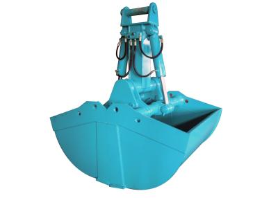 China 2 Cylinders 1200L Excavator Spare Parts Excavator Attachments Excavator Hydraulic Clamshell Bucket for sale