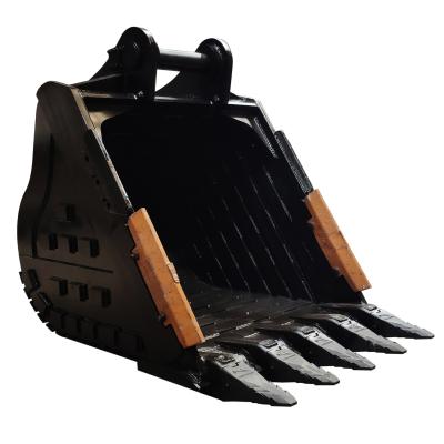 China Q345B graafwerktuig Rock Bucket Te koop