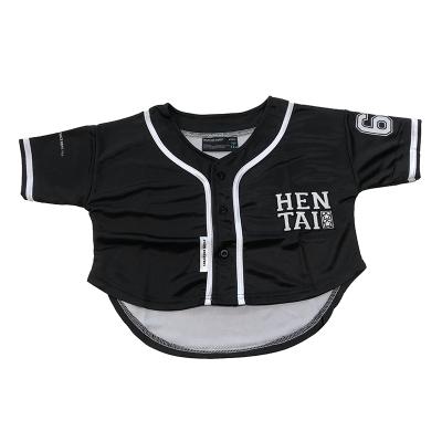 China Antibacterial Blank Baseball Tank Tops Sublimated Training Wear Team Order Baseball Shirts Custom Made for sale