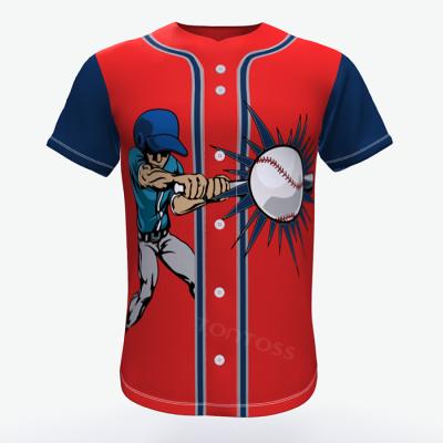 China Sublimation Antibacterial Custom Mens Baseball Tank Top / Team Tank Top for sale