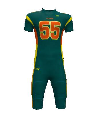 China High Quality Antibacterial Sublimated Soccer Uniform American Football Jersey Custom Wear for sale