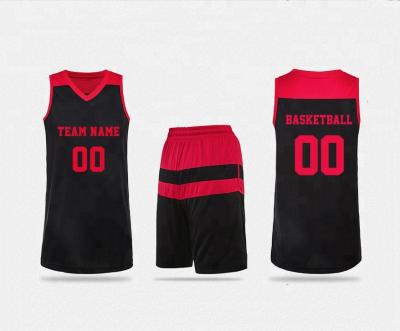 China Breathable Professional Custom Design Basketball Jerseys Factory Wholesale Basketball Uniforms for sale