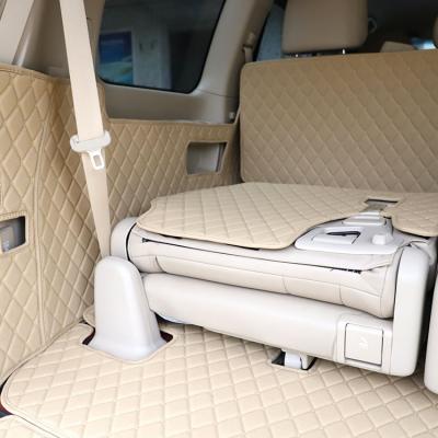 China Anti-skidding to clean to customize PVC 5d rear door car cargo trunk floor boot custom made high quality leather mat for sale