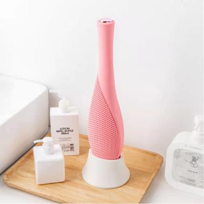 China Long Handle Long Handle Silicone Massage Electric Body Bath Brush for sale