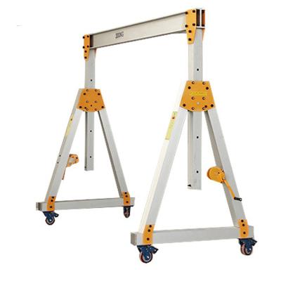 China Lightweight Aluminum Alloy Portable Mobile Gantry Crane 0.5 - 5 Ton for sale